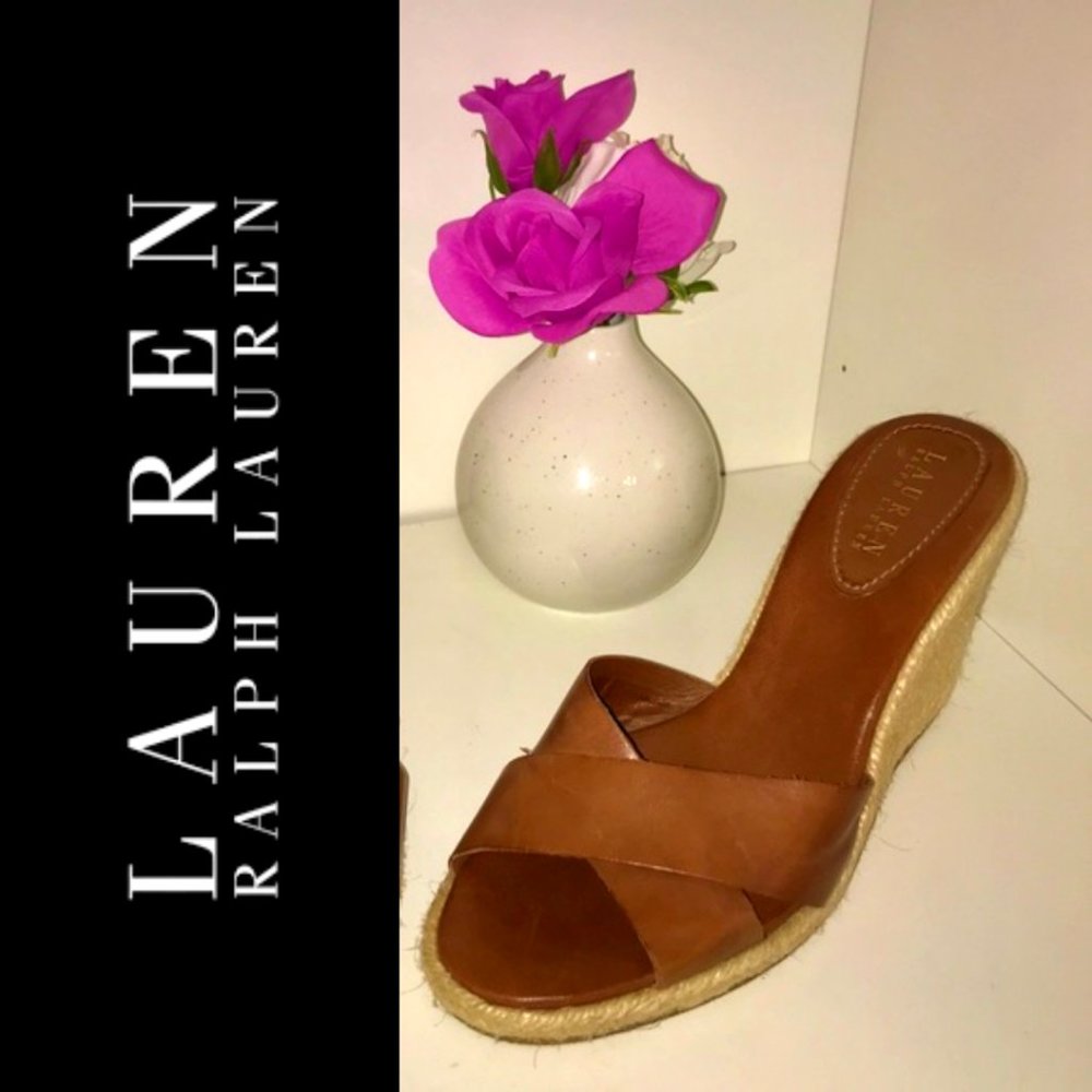 Lauren Ralph Lauren Allison Slip-on Wedges 8